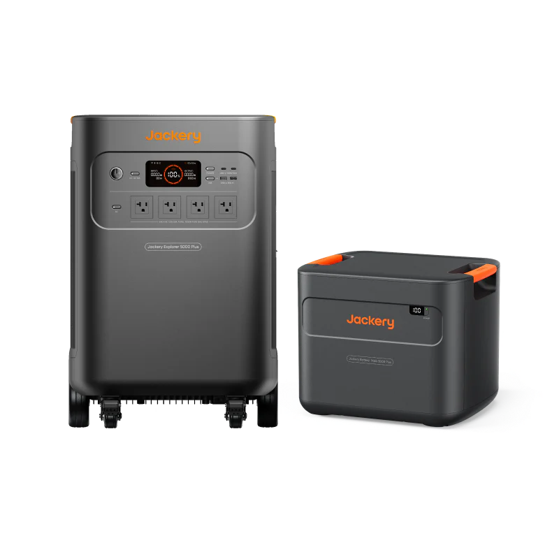 Jackery Portable Power Station 5000 Plus + Battery Pack 5000 Plus