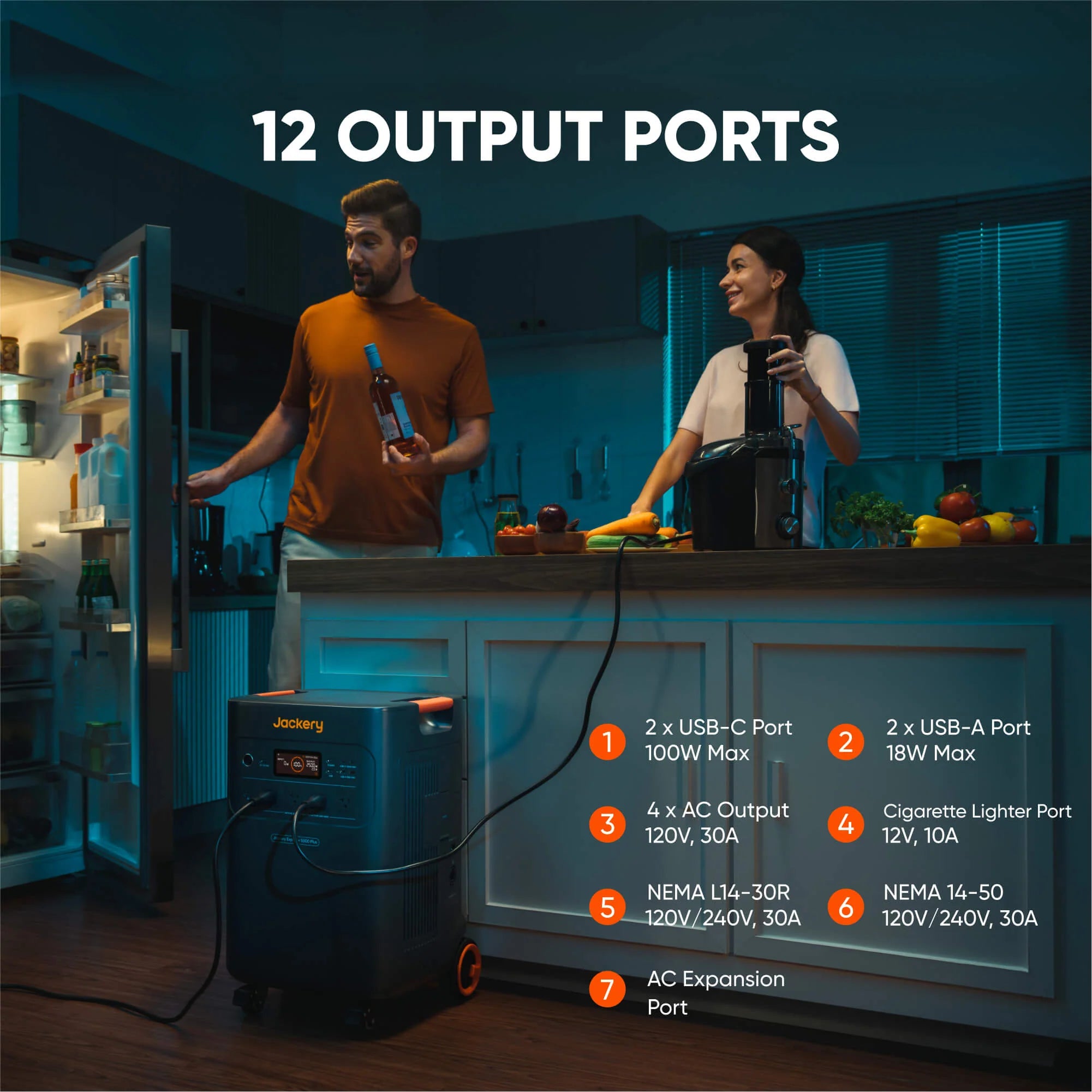 Jackery Portable Power Station 5000 Plus + Battery Pack 5000 Plus