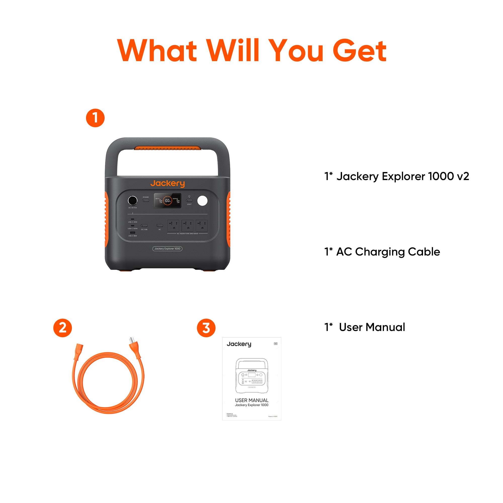 Jackery Explorer 1000 v2 Portable Power Station