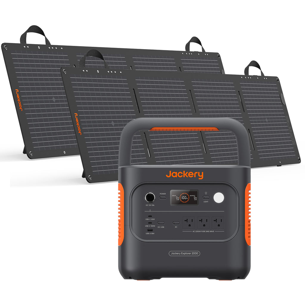 Jackery Explorer 2000 v2 + 100W Mini x2