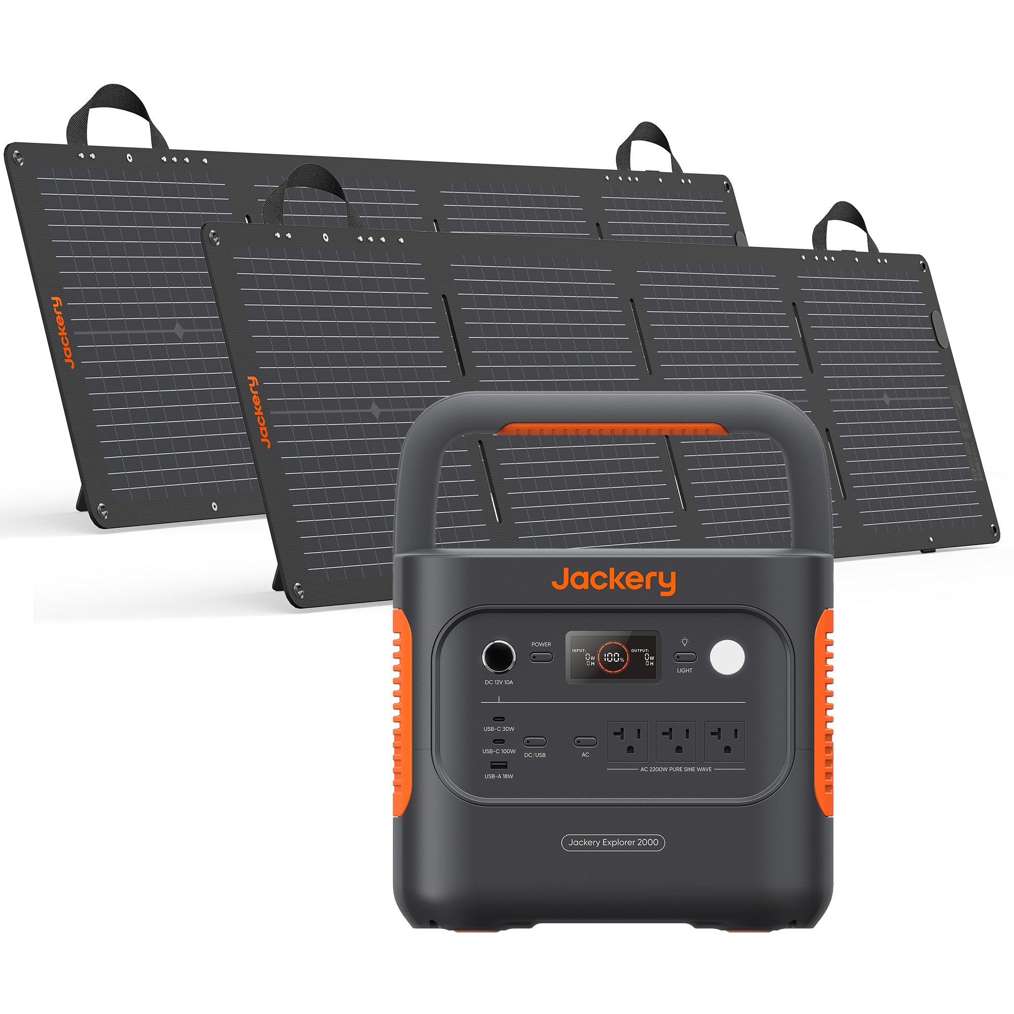 Jackery Explorer 2000 v2 + 100W Mini x2