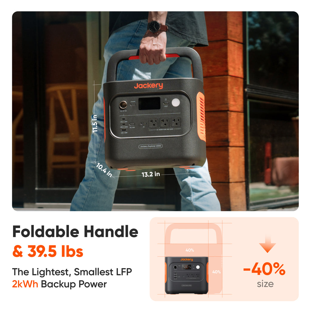 Jackery Explorer 2000 v2 Portable Power Station