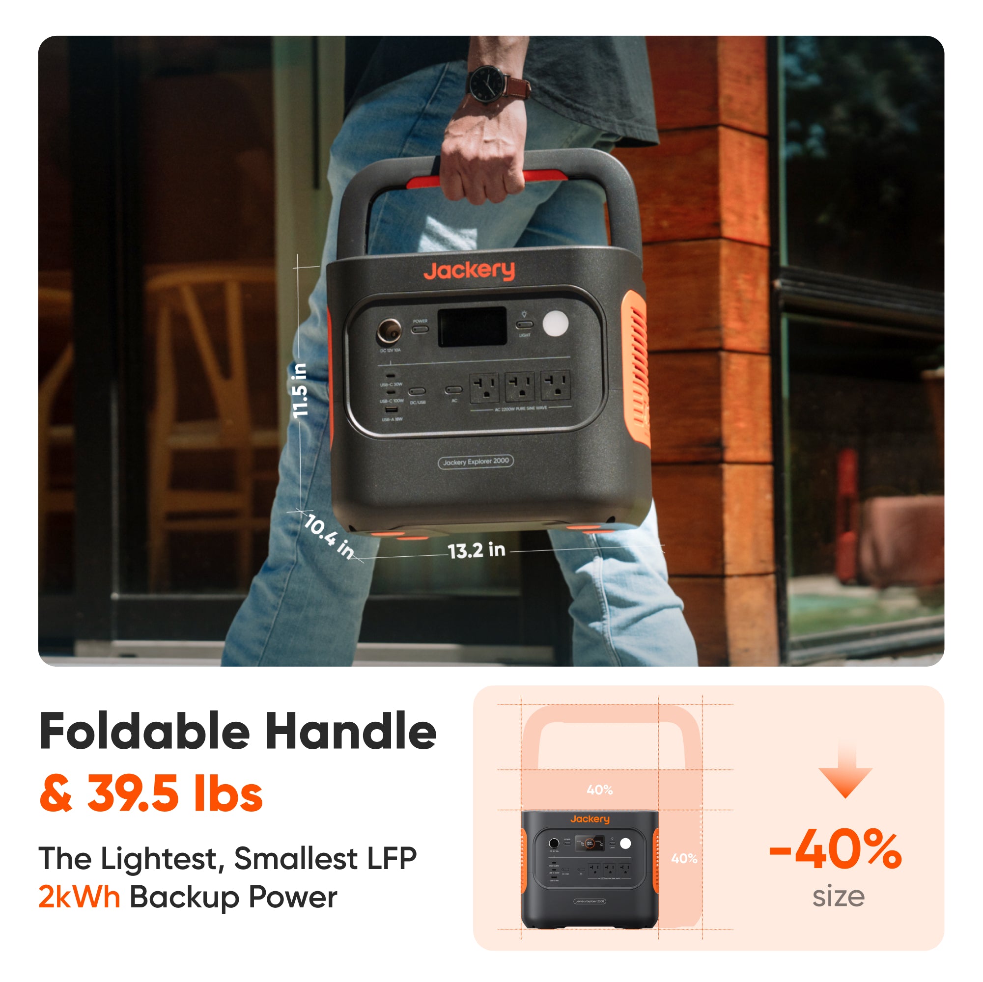 Jackery Explorer 2000 v2 Portable Power Station