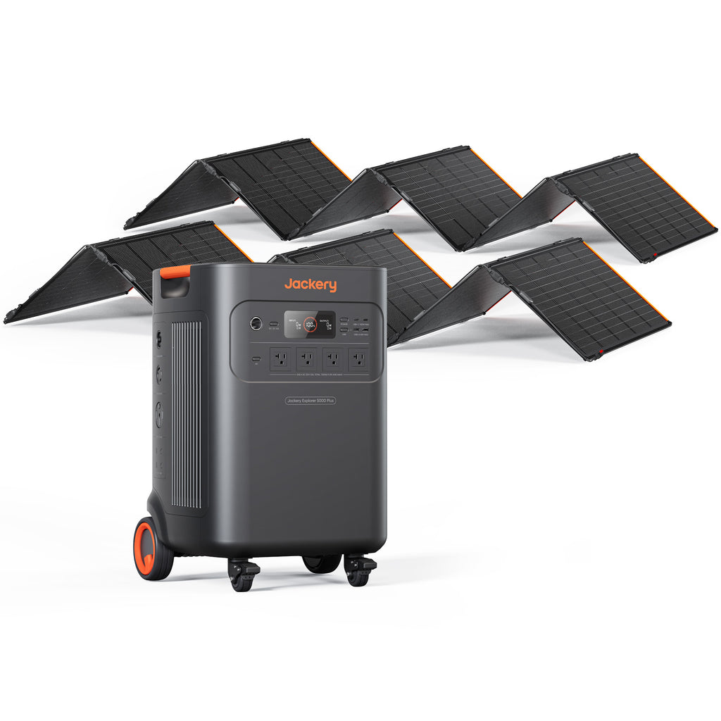 Jackery Explorer 5000 Plus + 500WX x2 Solar Generator