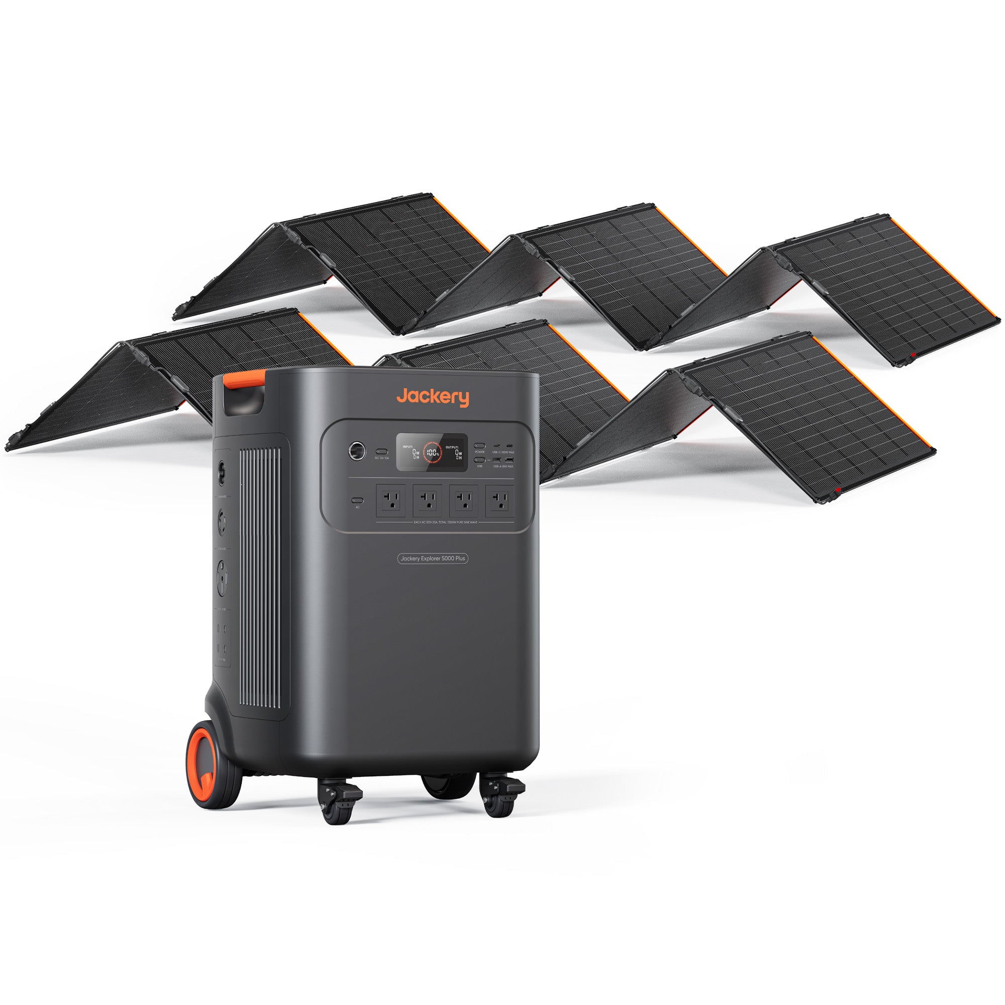 Jackery Explorer 5000 Plus + 500WX x2 Solar Generator