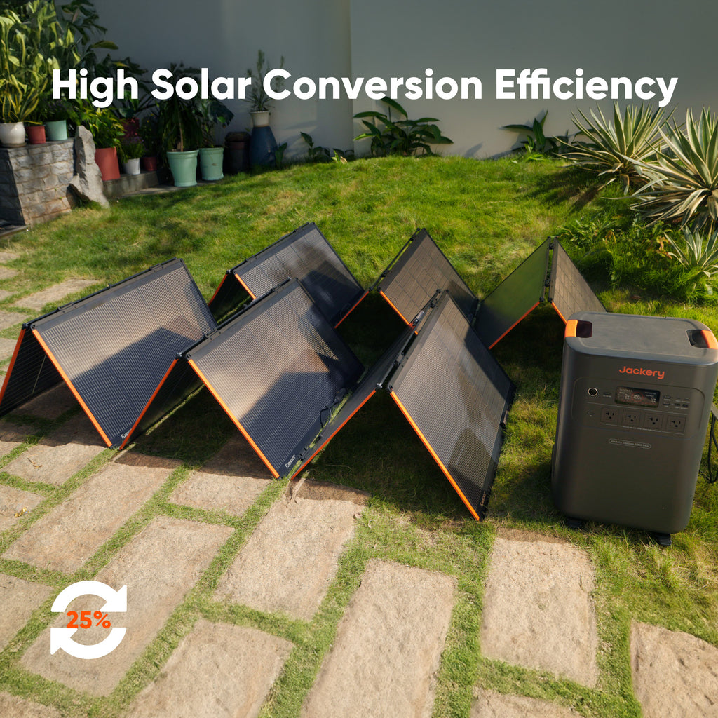 Jackery Explorer 5000 Plus + 500WX x2 Solar Generator