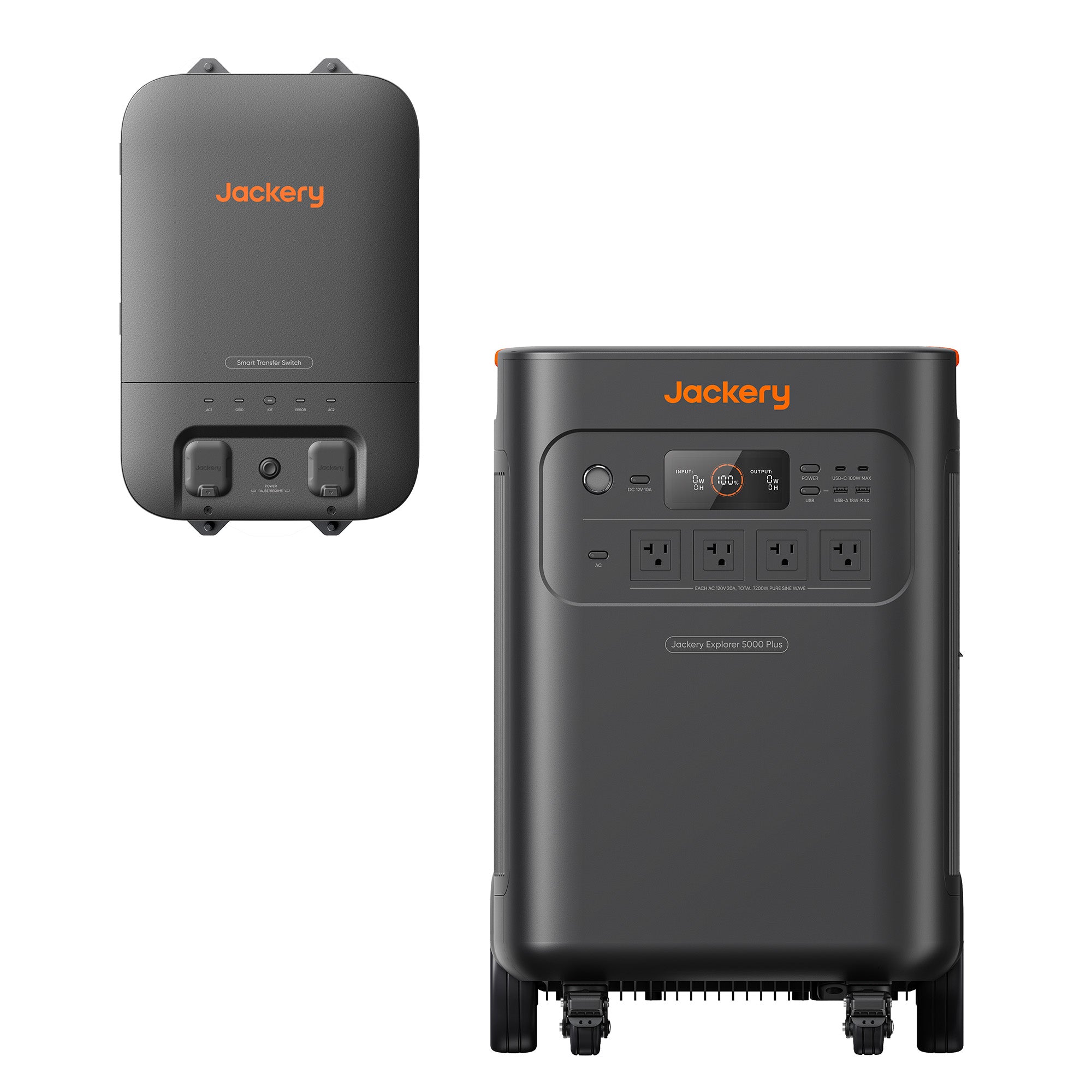 Jackery Explorer 5000 Plus Portable Power Station + STS