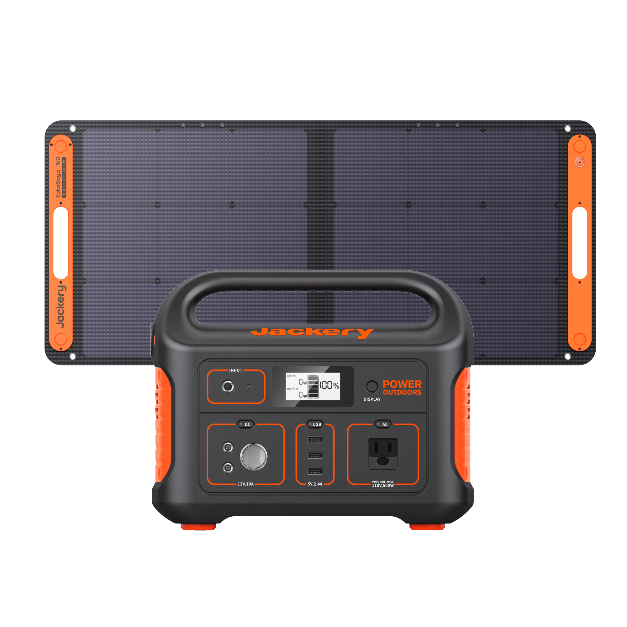 Jackery Explorer 550 + 100W Solar Generator