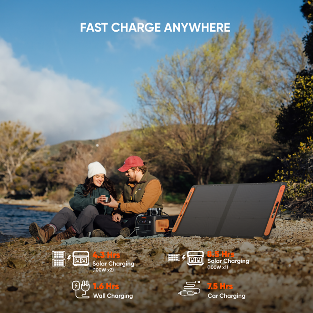 Jackery Explorer 600 Plus + 100W Solar Generator