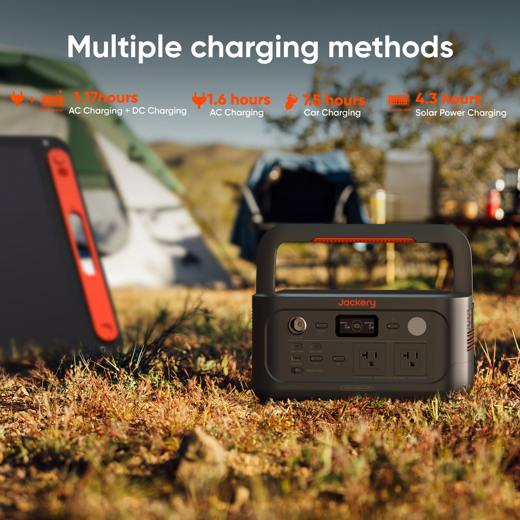 Jackery Explorer 600 v2 + 200W Solar Generator