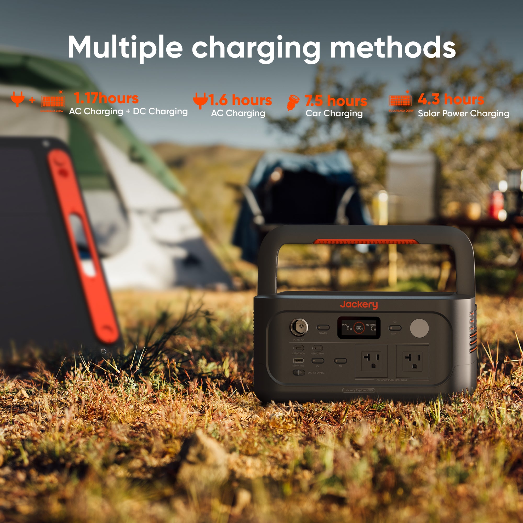 Jackery Explorer 600 v2 + 200W Solar Generator