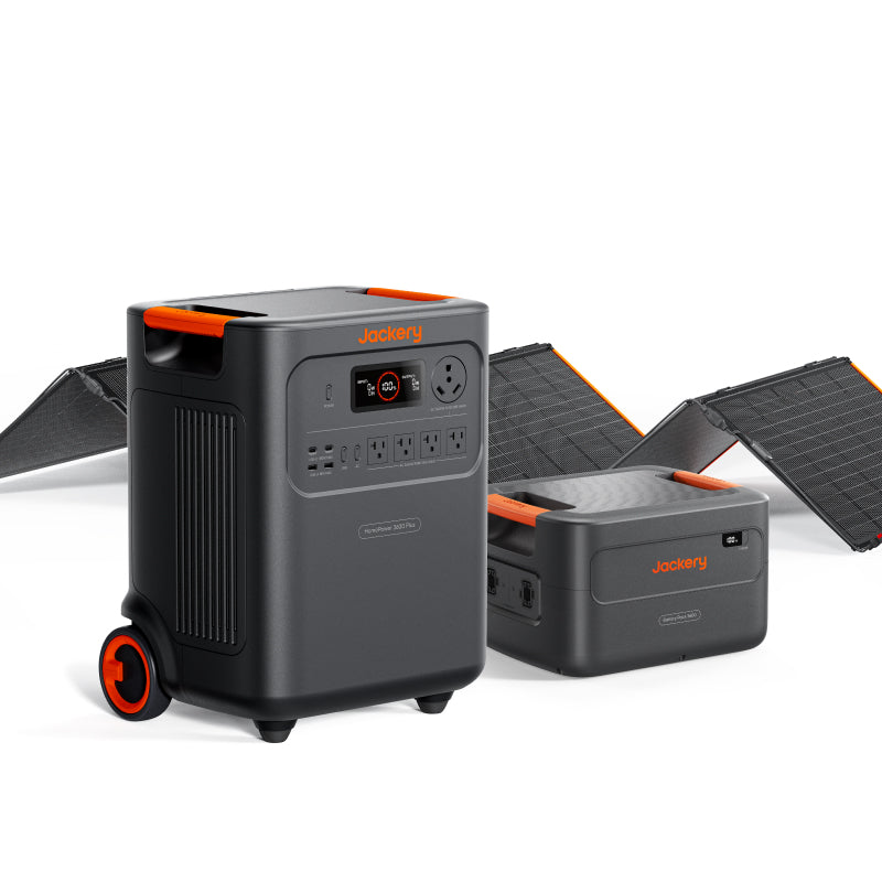 Jackery Home Power 3600 Portable Power Station + Battery Pack 3600 + 500Wx - Bundles
