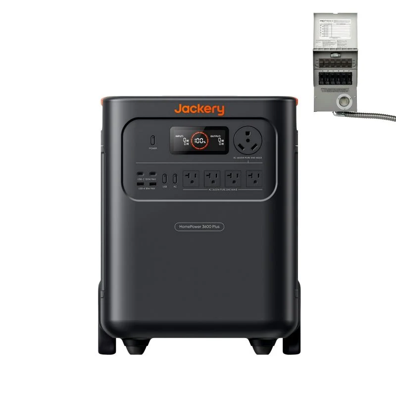 Jackery Home Power Portable Power Station 3600 Plus + MTS