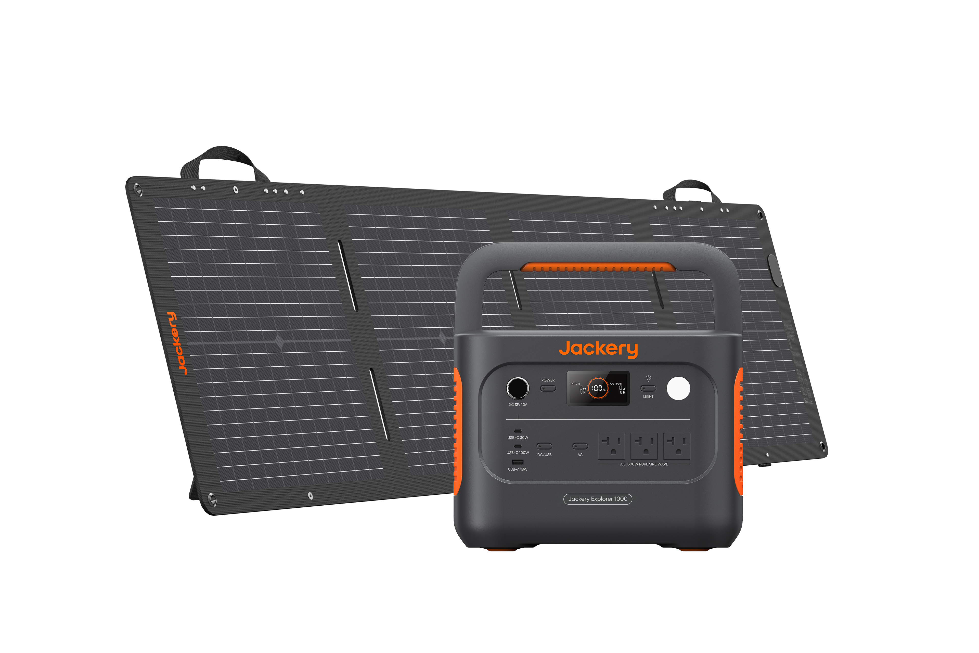 Jackery Solar Generator 1000 Plus + 100W Mini
