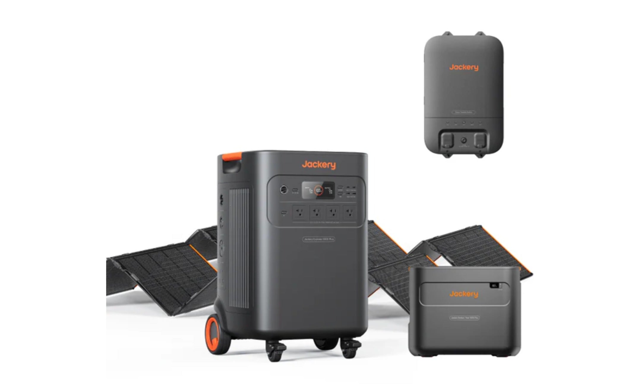 Jackery Explorer 5000 Plus (10kWh) Solar Generator + SolarSaga 500 X x 2 + Explorer 5000 Battery Pack + Smart Transfer Switch