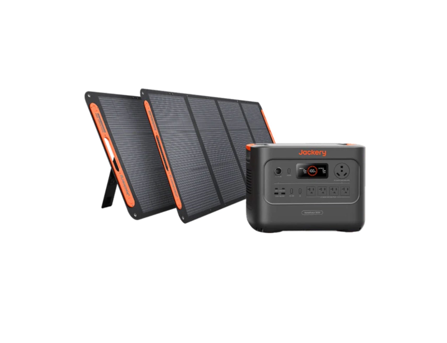 Jackery Home Power 3000 Solar Generator + Solar Saga 200W x2