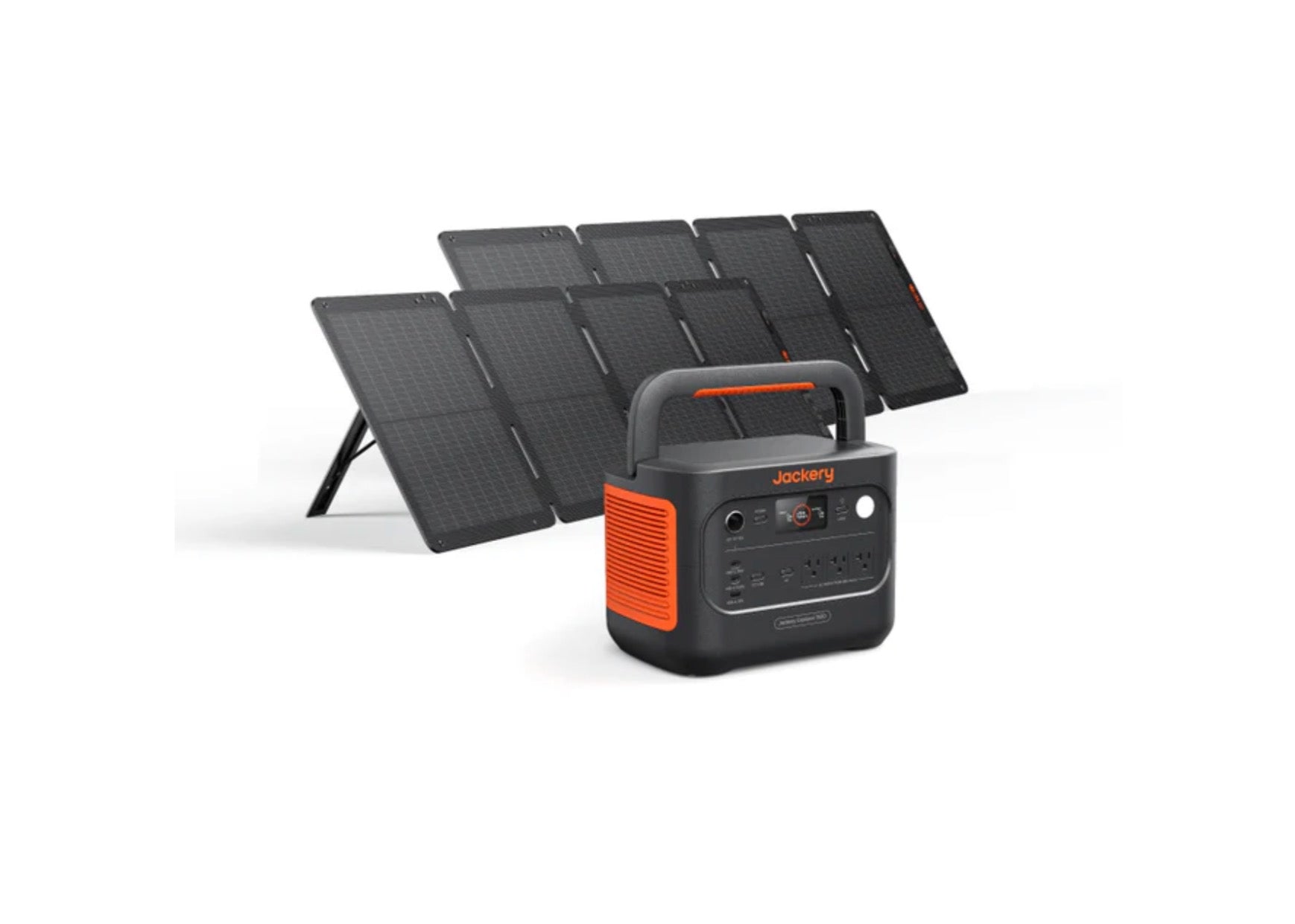 Jackery Explorer 1500 v2 Solar Generator + Solar Saga 100W Air x2