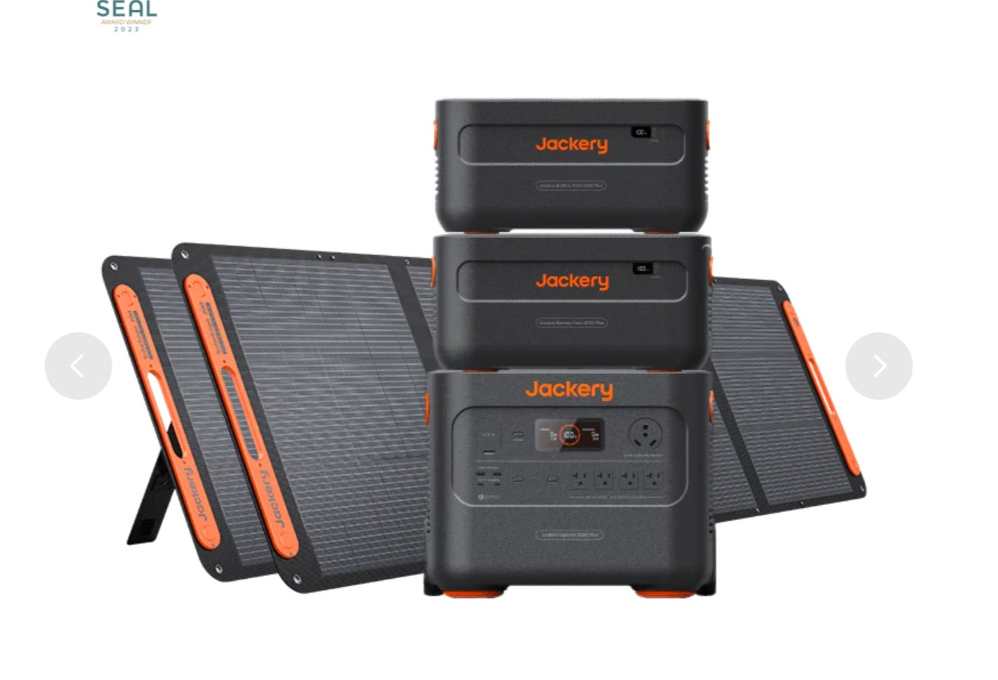 Jackery Solar Generator 2000 Plus Double Kit