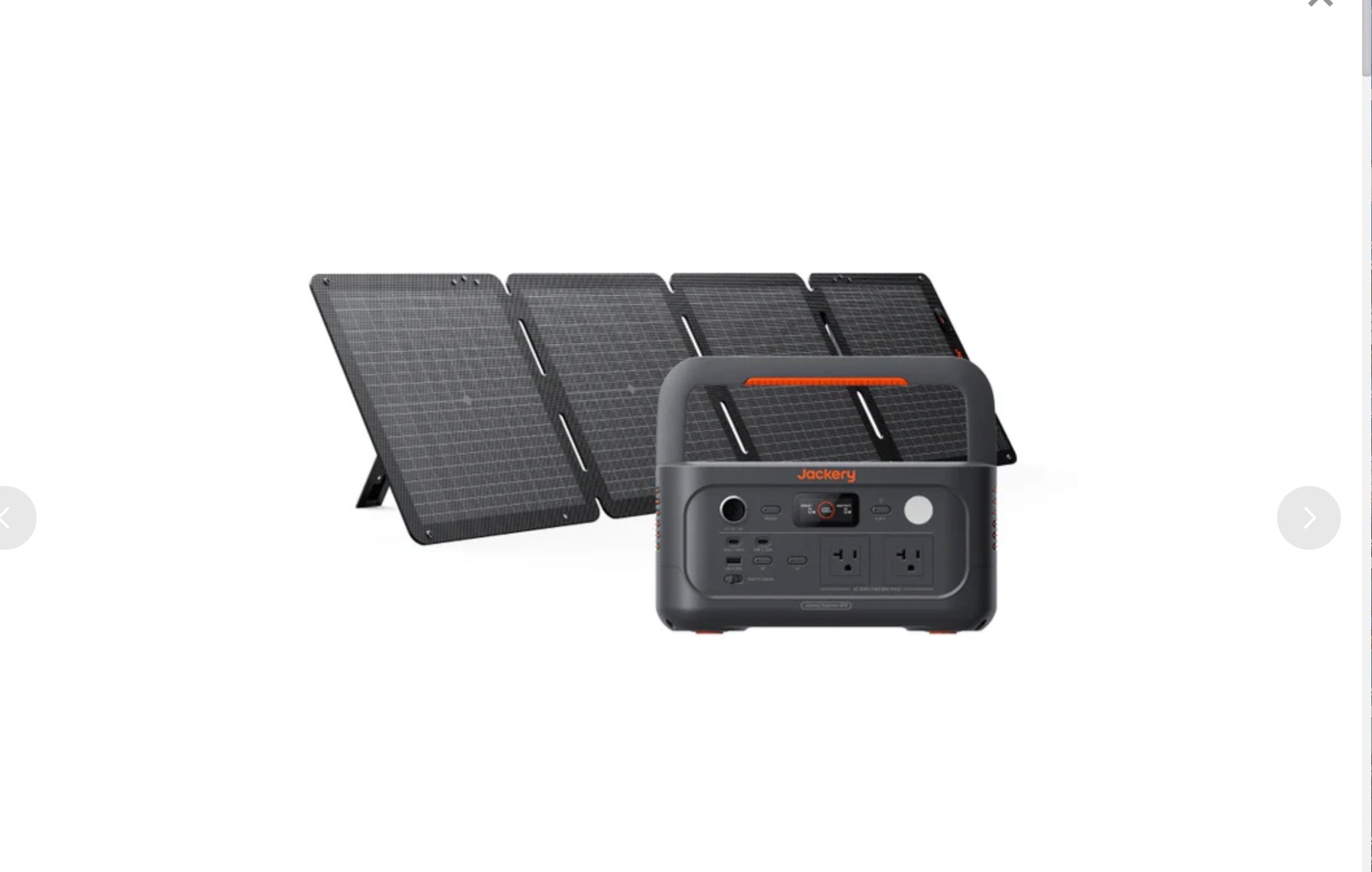 Jackery Explorer 600 v2 + 200W Solar Generator